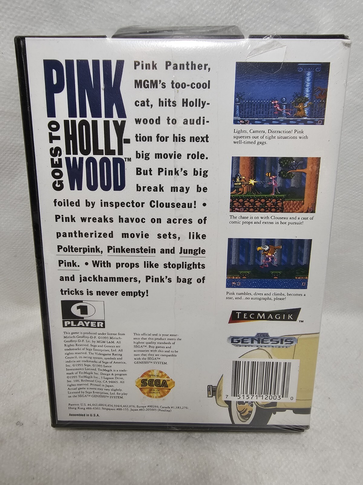 Sega Genesis Mega Drive Pink Goes Tô Hollywood Ler Descrição | Parcelamento sem juros