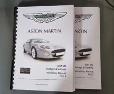 ASTON MARTIN DB7 V12 VANTAGE  & VOLANTE WORKSHOP  MANUAL 99-04 REPRINTED