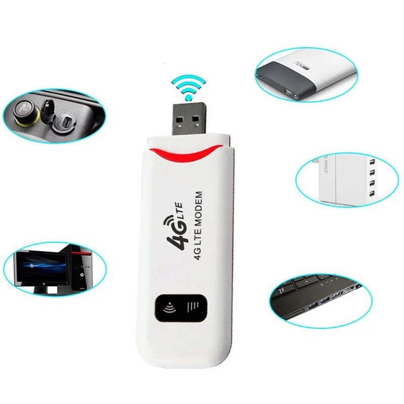 4G LTE Wireless Router USB Dongle 150Mbps Modem Mobile Broadband Sim Card - Image 4 of 4