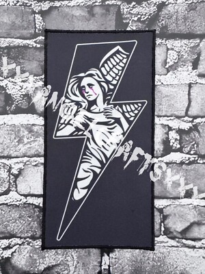 SMALL SEW ON PRINTED PATCH BATTLE JACKET ~ 9.5 x 18.5cm ~ CREEPER ANGEL
