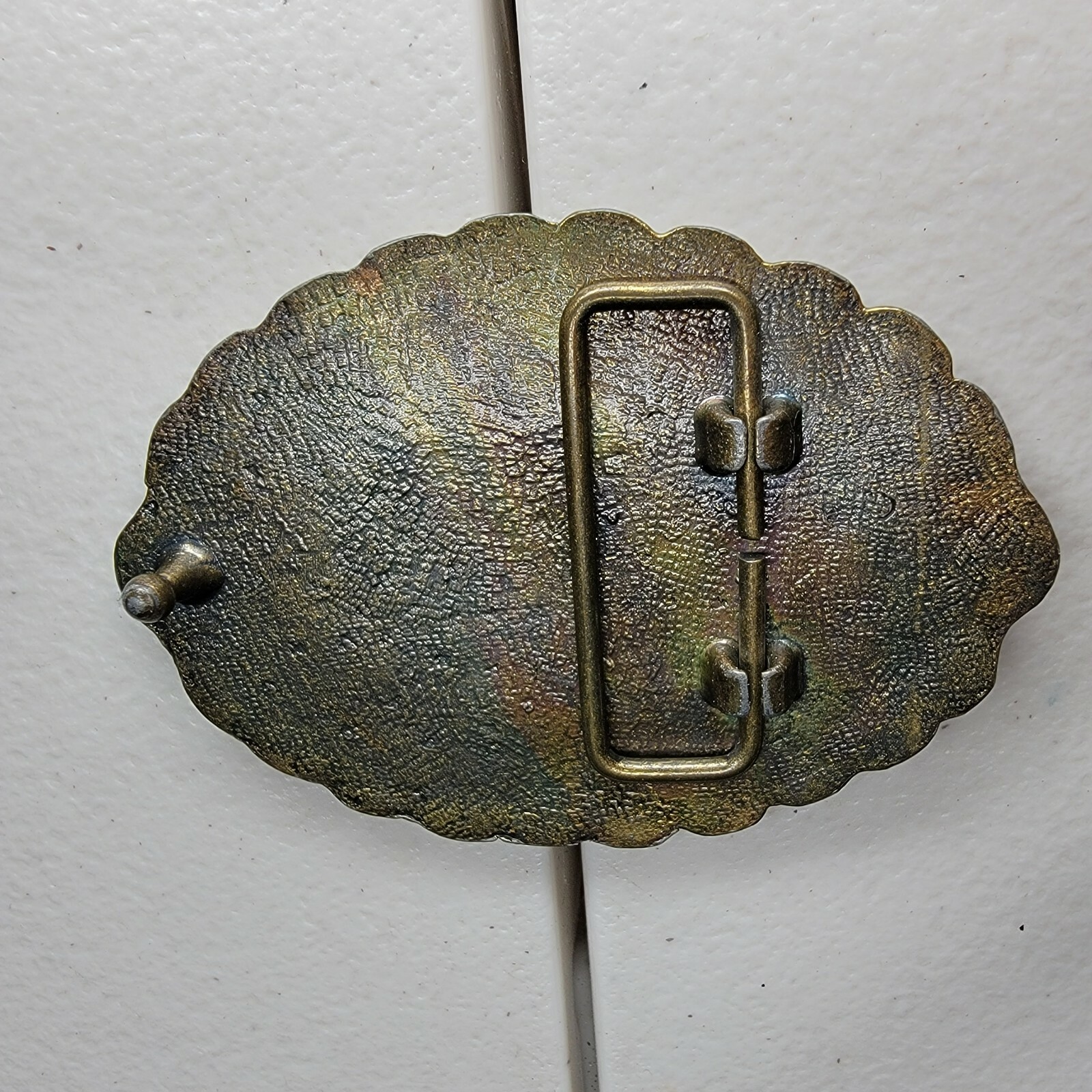 Vintage Rare Belt Buckle. 100 Years Ago Liberty Bell Gem