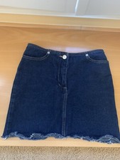 Vintage Denim Mini Skirt, Size 1
