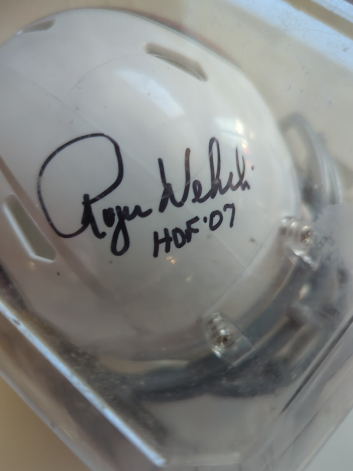Roger Wehrli HOF Signed St Louis Cardinals Mini Helmet AUTO TRISTAR COA