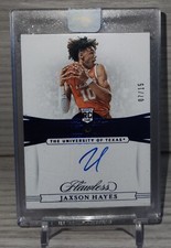 2019 Panini Flawless Collegiate Jaxson Hayes Rookie Gem Signatures 5/15 TEXAS!