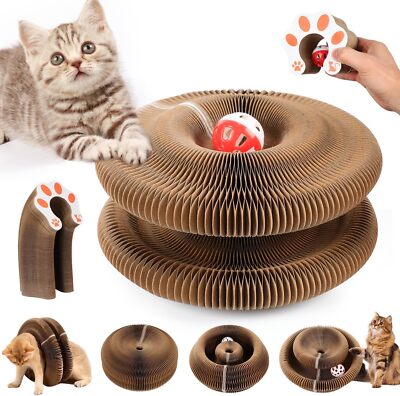Cat Accordion Magic Organ Cat Scratching Board Kitty Kurlz Cat Toy