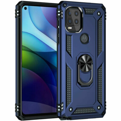Caseswill® Heavy Duty Rugged Case With Ring & Kickstand For Motorola Moto G Stylus 5G 2021 + Screen Protector