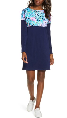 New Lilly Pulitzer Finn Blue Printed 
