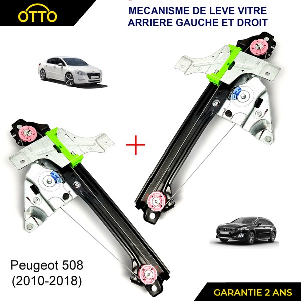 Mechanismus Fensterheber Knopf Hinten Links Und Recht Erwartet FüR Peugeot 508--image