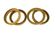 Audiopipe 6.5" MDF Speaker Ring Recess with Bezel Mounting Spacer 2 Pairs