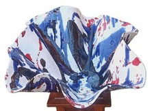 Grande ciotola in ceramica  fatta a mano . Pezzo unico, cm 43x50x26 