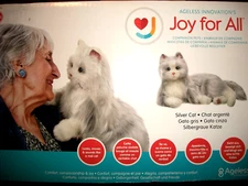 Ageless Innovation Joy For All Companion Cat Silver & White - A7594