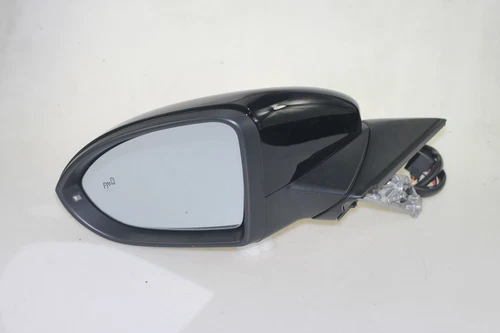 BLACK  Driver Side Mirror For VW GOLF GTI MK7 MK7.5 Heated W/Blind Spot 15-20 LH