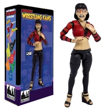 Ultimate Wrestling Crowd Fan Figures for WWE & AEW Wrestling Figures: Lisa