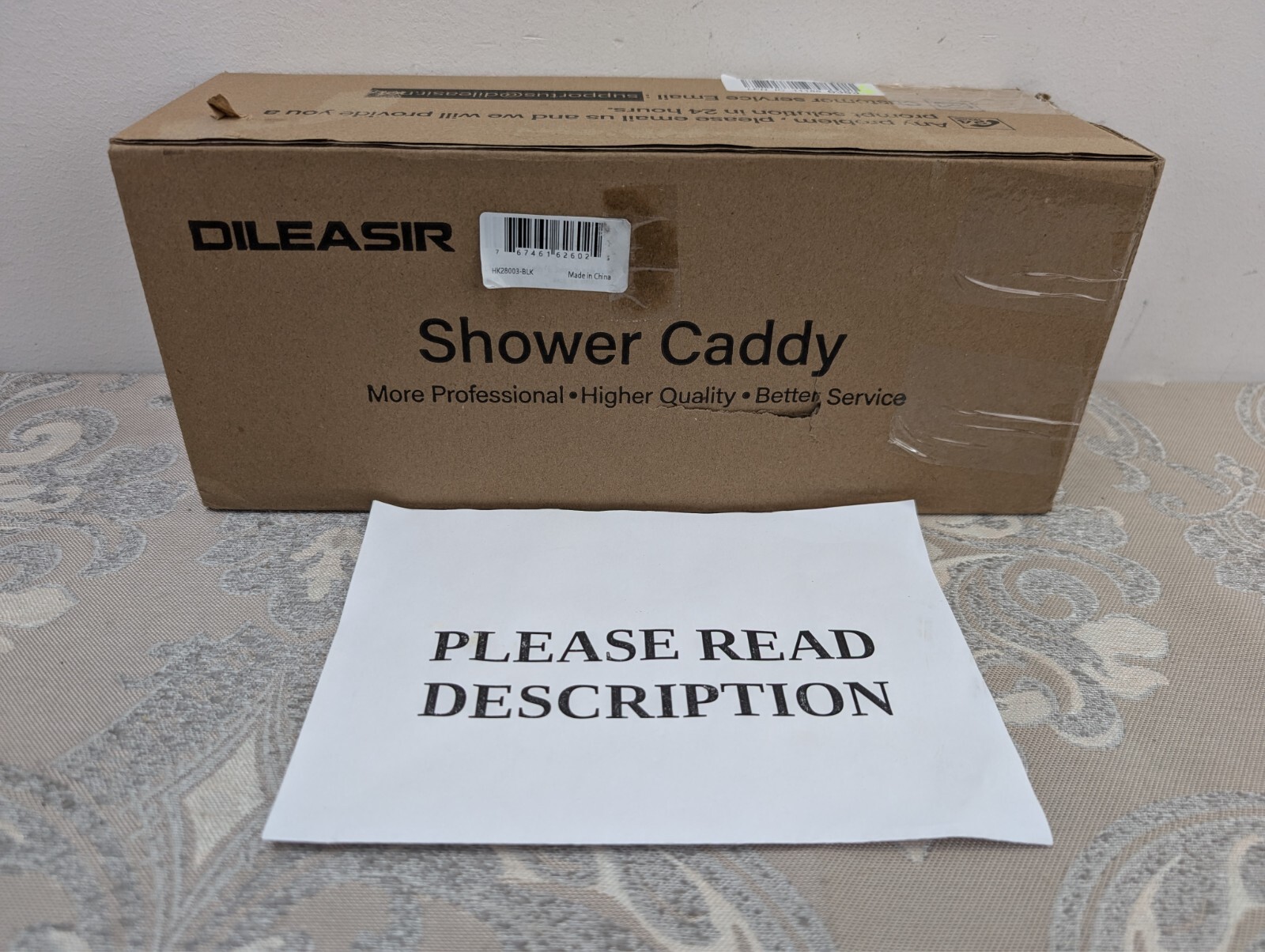 DILEASIR Shower Caddy - 5-Pack Shower Shelves, Adhesive Shower Organizer (READ)