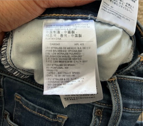 Womens Levi’s Red Tab Denim Jeans light blue 311 shaping skinny curvy size 28 - Picture 4 of 10