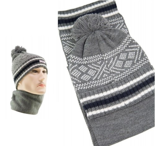 Set Cappello Berretto + Sciarpa Bimbo Bambino Ragazzo GMV Grigio Scatola  Regalo | eBay