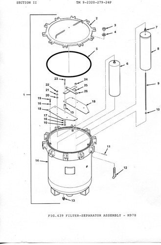 HEMTT Tanker, Filter Element coalescer 4330-01-280-8421 - Picture 5 of 5