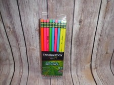 Ticonderoga Colorful Neon Soft Pencils 2 Pre-sharpened Wood Pencils 18 count