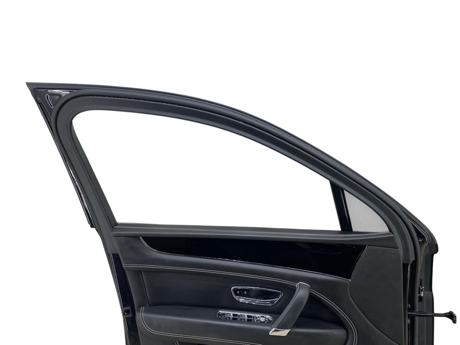 2016-2020 BENTLEY BENTAYGA OEM FRONT LEFT DRIVER DOOR SHELL ONYX BLACK W/ HANDLE