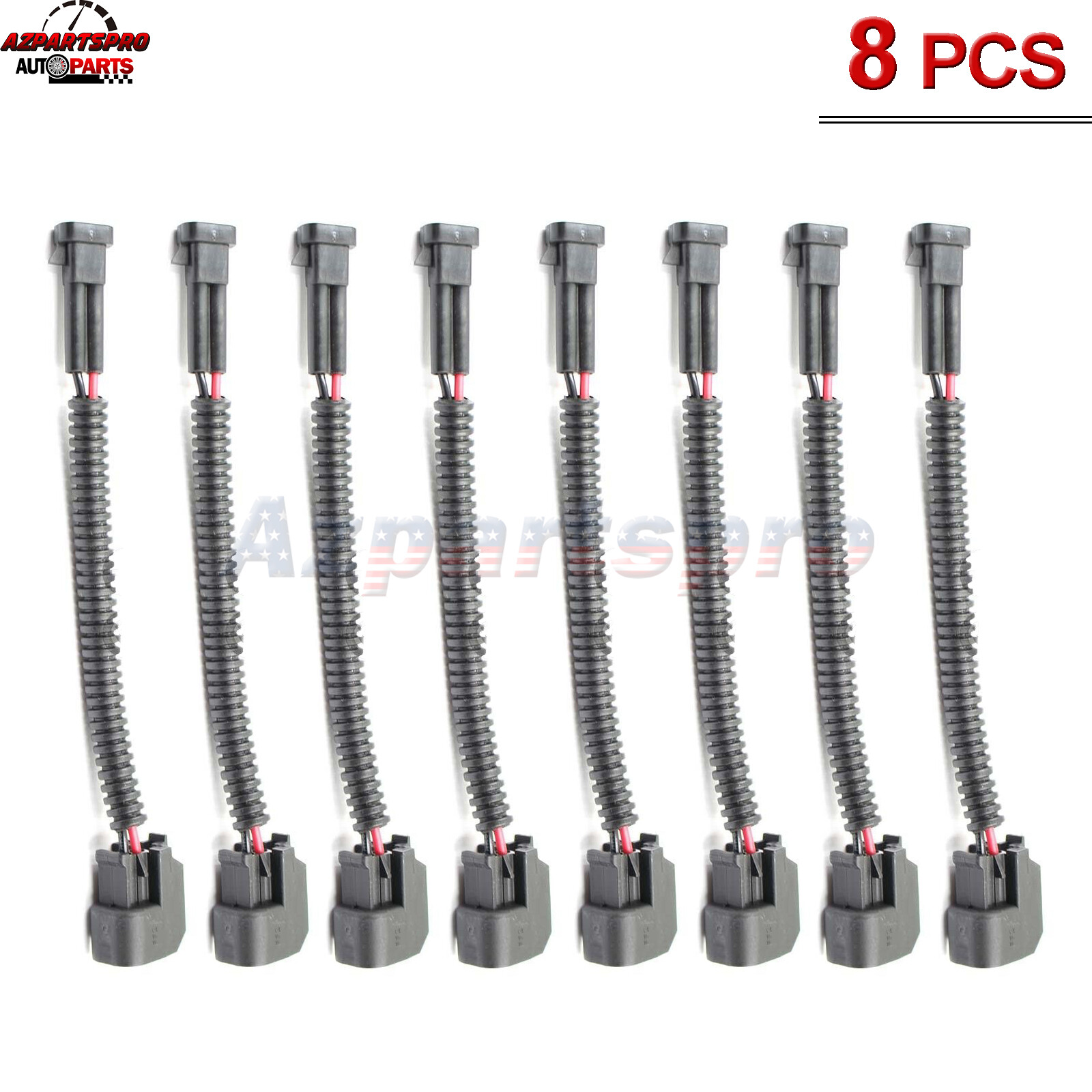 Injector Adapters LQ4 LQ9 4.8 5.3 6.0 Wire Harness to LS2 LS3 LS7 EV6