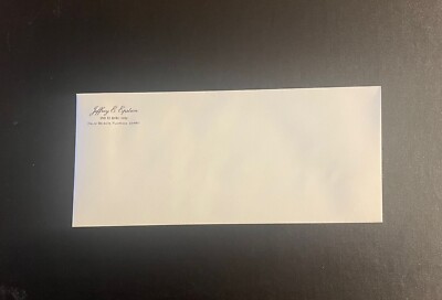 Envelope Jeffrey E. Epstein Palm Beach Florida | eBay