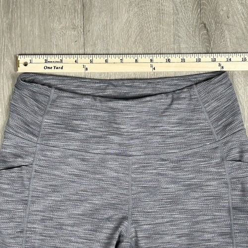 Mondetta Gray Performance Luxury Soft Leggings w/ Pockets Women's Medium - Picture 6 of 7
