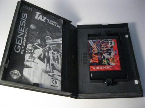 Taz In Escape From Mars Sega Genesis complete - Picture 2 of 2