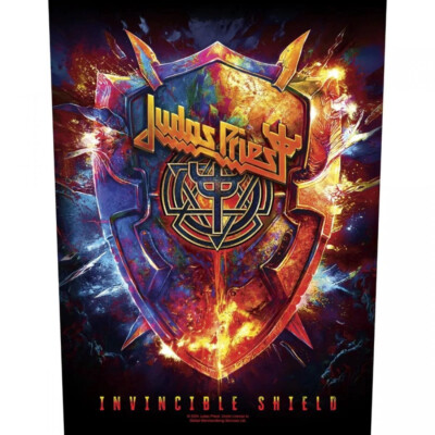   Judas Priest  Invincible Shield Rückenaufnäher Back patch Neu & Official!