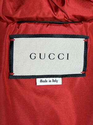 NEW WITH TAGS $8000 GUCCI BLADE GG LAMB LEATHER JACKET G46 OR 56US