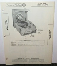 SAMS PHOTOFACT SERVICE MANUAL 86-4 DAVID BOGEN LP16 UP16