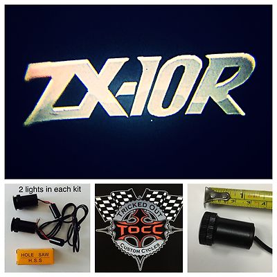 ZX10R Logo Light (PINK) With Remote and Custom Mounting Kit ZX-10