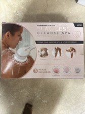 Finishing Touch Flawless Cleanse Spa Spinning Spa Brush 3 Heads NEW