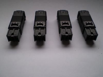 Wieland 93.432.2553.1     ST.T.M.Zugentl.  BST 14 3F  Schwarz Stecker 4 Stk. NEU