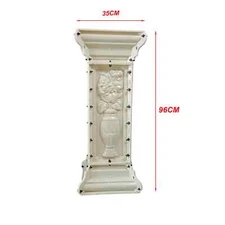 96*22cm Plastic Molds Concrete Pedestal Baluster side Pillar post Reazone ABS