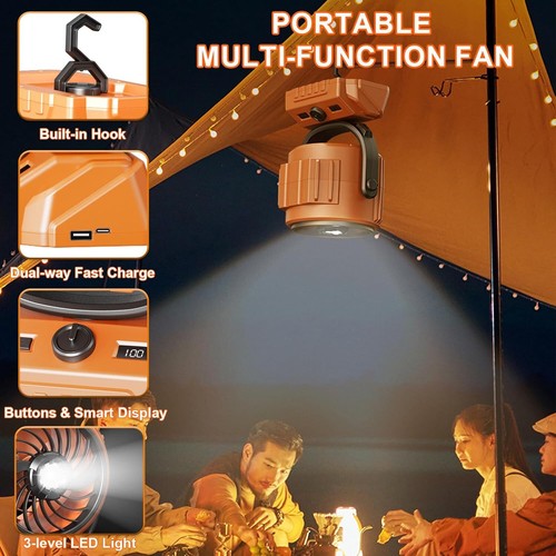 3 in 1 Fan Air Conditioner Small Water Air Cooler LED Lights Air Cooling Fan - Picture 15 of 20