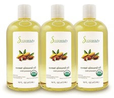 Sweet Almond Oil Refined USDA Certified Organic by Soapeauty