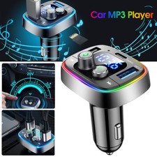 Wireless Car Bluetooth FM Transmitter MP3 Audio USB Charger Adapter Handsfree