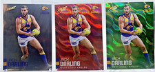 2020 Select AFL Prestige 'JACK DARLING' Green, Red & Base Parallels Eagles
