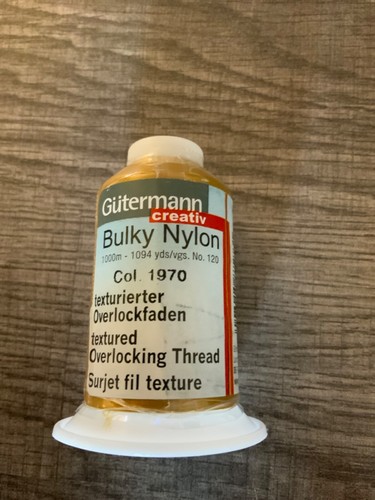Gutermann Bulky Nylon Thread. Overlocking. Survey fil Texture you choose - Picture 6 of 27