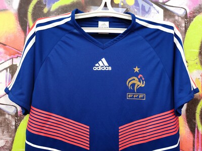France World Cup 2009 Training Shirt Soccer Jersey Maillot Adidas