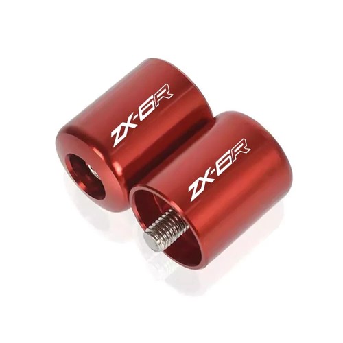 Motorcycle Handlebar Grips Handles Bar End Plug Cap For Kawasaki Ninja ZX6R ZX6R - 第 4/8 張圖片
