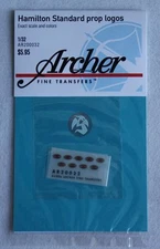 Archer 1/32 Hamilton Standard Aircraft Propeller Logos (9 logos) AR32006