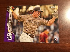 SETH MEJIAS-BREAN Padres 2020 Topps Series 2 Baseball PURPLE Parallel Tough Hit