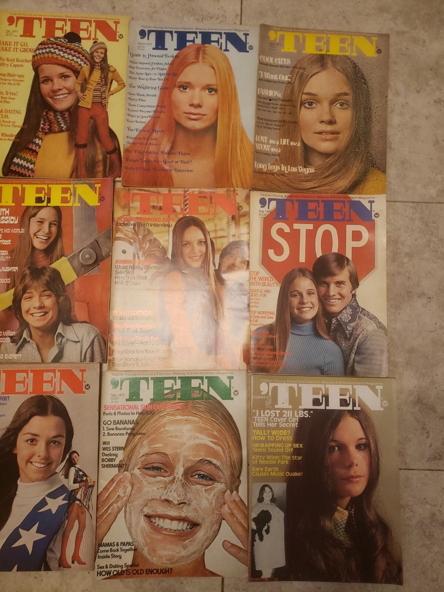 TEEN MAGAZINE 1971 COMPLETE SET ALL 12 ISSUES | eBay TEEN MAGAZINE 1971 COMPLETE SET ALL 12 ISSUES | eBay
