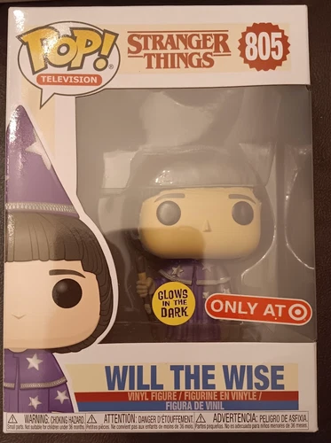 Funko Pop! Will The Wise #805 Stranger Things Glow in the Dark Target Exclusive