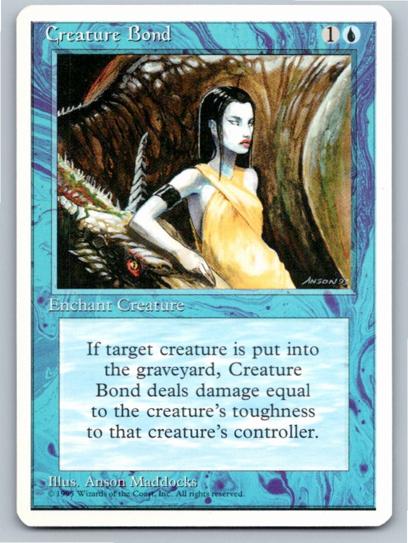 MAGIC: THE GATHERING CREATURE BOND SUMMER MAGIC 55 COMMON NM A39855 FREE S&H