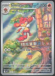 Simisear 100/086 Scarlet & Violet: White Flare Illustration Rare