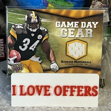 2009 UD Game Day Gear Rashard Mendenhall Jersey #NFL-ME Pittsburgh Steelers