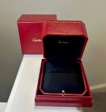 Genuine Cartier Red Leather Ring Box and Outer Box Circa 2020+ CRCOJO4006