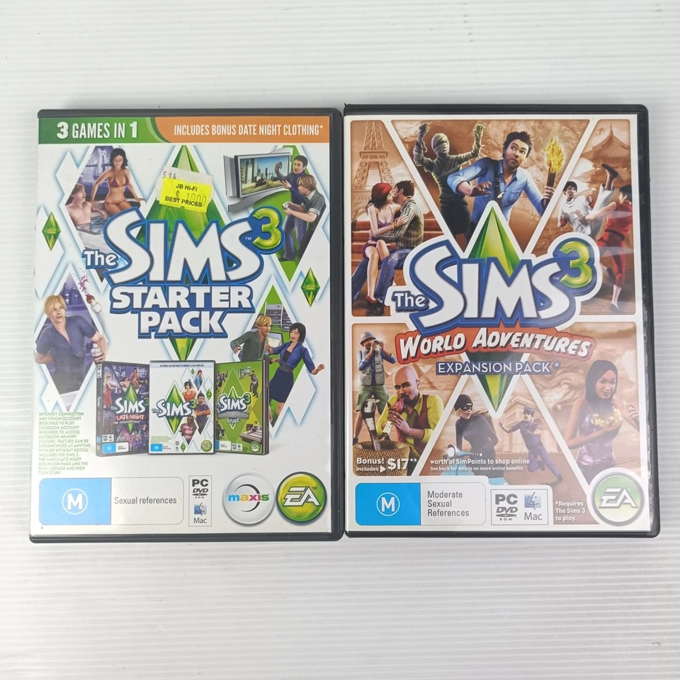 The Sims 3 PC Base + 18x Expansions / Stuff Packs w/ License Keys Bulk Bundle - Image 2 of 4
